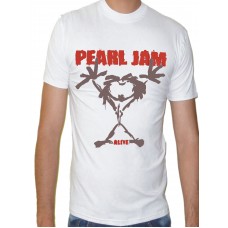 PEARL JAM BAND 1 Бяла Мъжка тениска